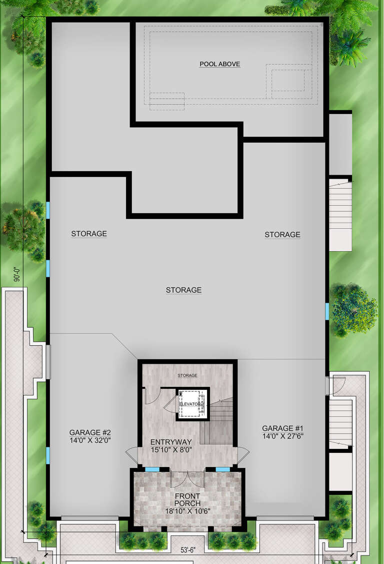 House Plan House Plan #29988 Drawing 1