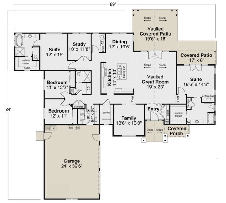 House Plan House Plan #29989 Drawing 1