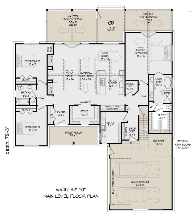 House Plan House Plan #29991 Drawing 1