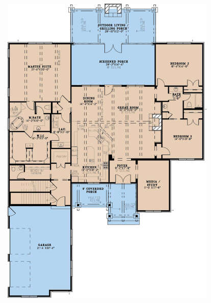 Main Floor for House Plan #8318-00373