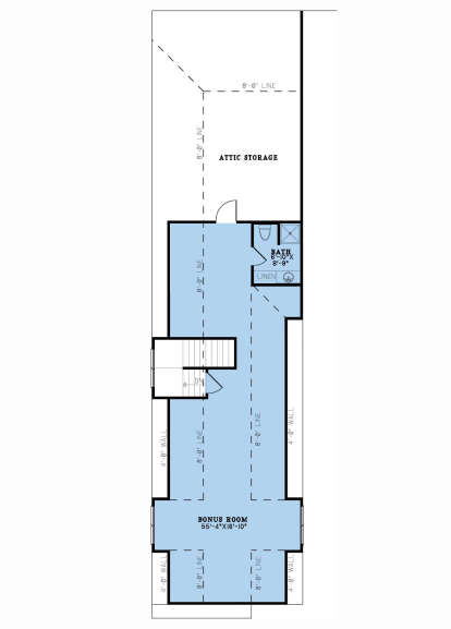 Bonus Room for House Plan #8318-00373