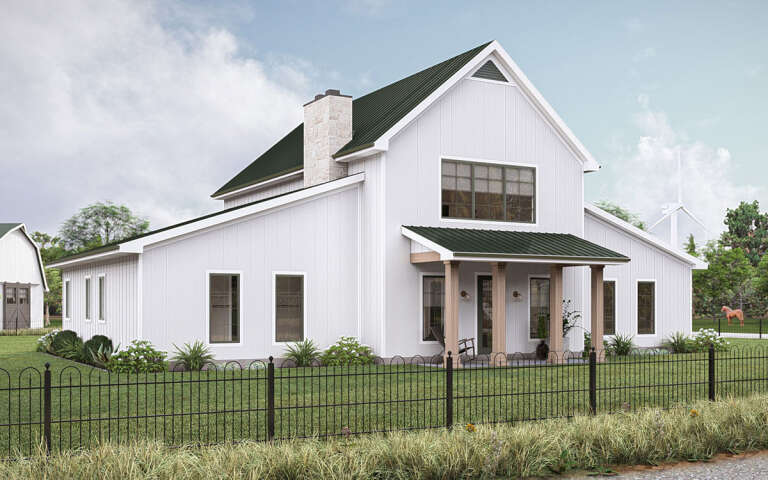 House Plan House Plan #29995 Angled Front Elevation