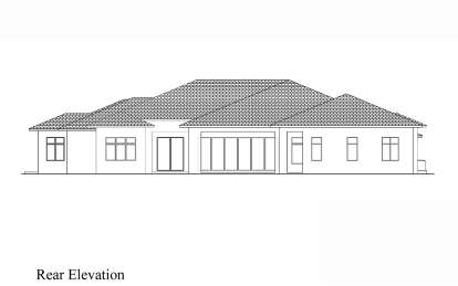 Contemporary House Plan #207-00124 Elevation Photo