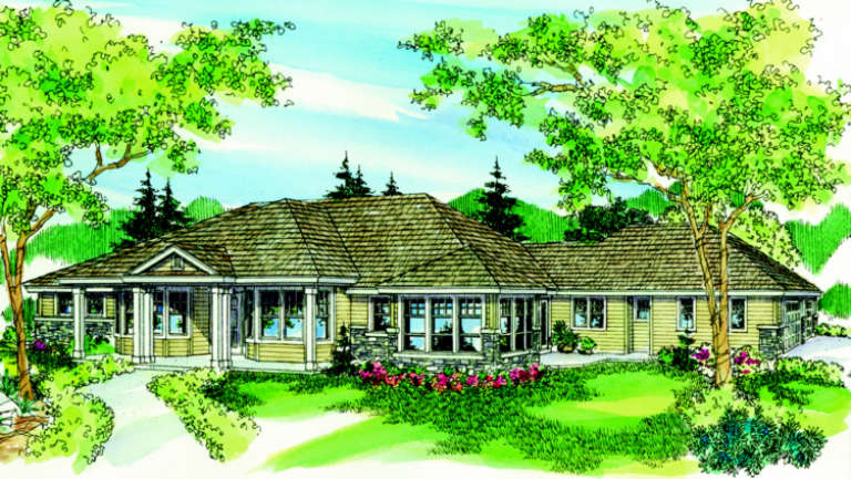 House Plan House Plan #3000 Front Elevation