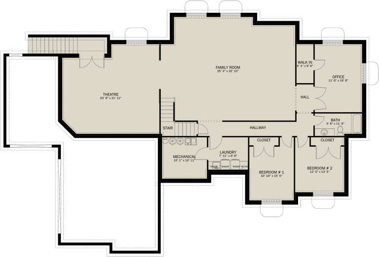 House Plan House Plan #30001 Drawing 2