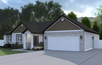 Craftsman House Plan #2802-00261 Elevation Photo