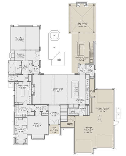Main Floor  for House Plan #2880-00008
