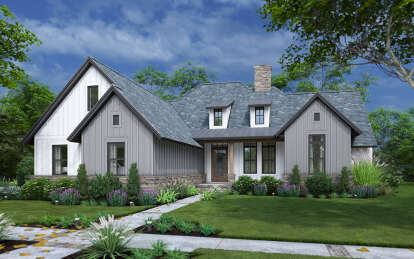 Modern Farmhouse House Plan #9401-00120 Elevation Photo