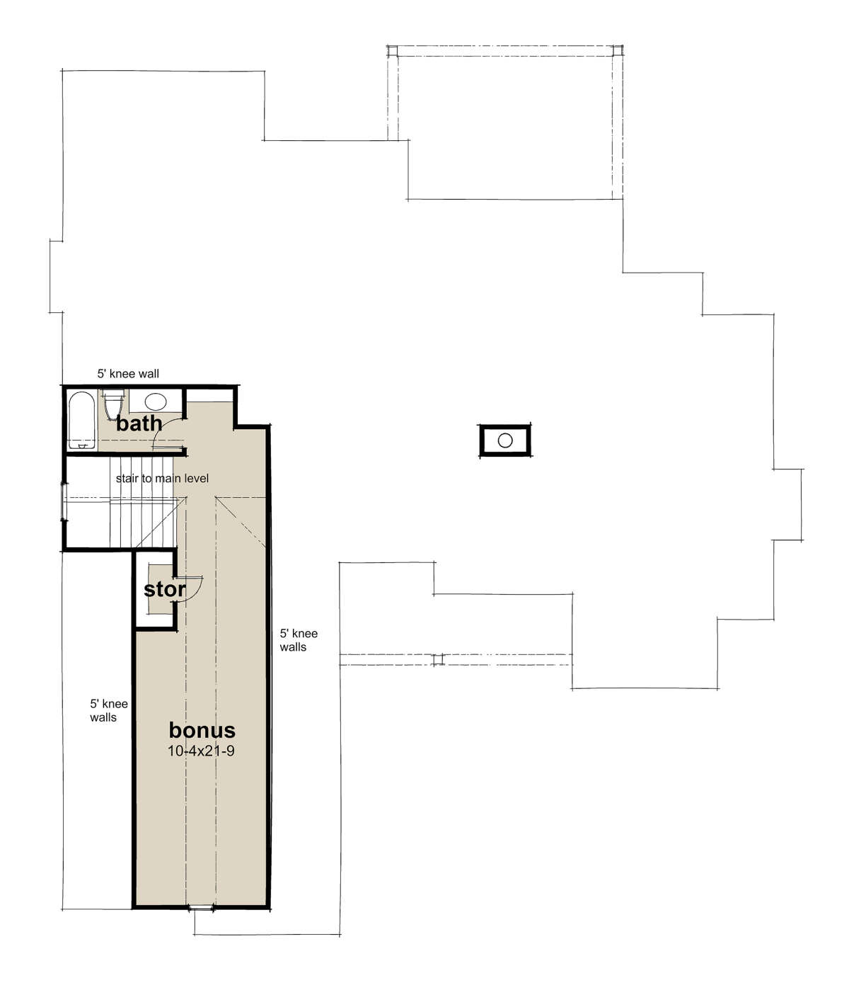 Modern Farmhouse Plan - 1,965 Square Feet, 3-4 Bedrooms, 2.5