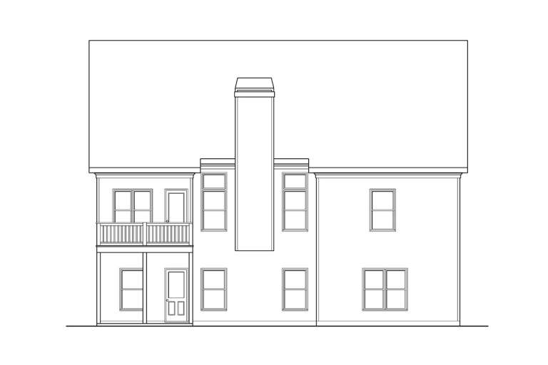 Craftsman House Plan #009-00138 Elevation Photo