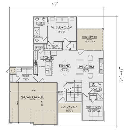 Main Floor  for House Plan #7071-00004