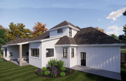 Modern Farmhouse House Plan #7071-00005 Elevation Photo