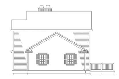 Country House Plan #035-01074 Elevation Photo