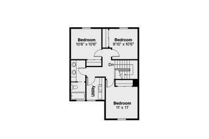 Second Floor for House Plan #035-01074