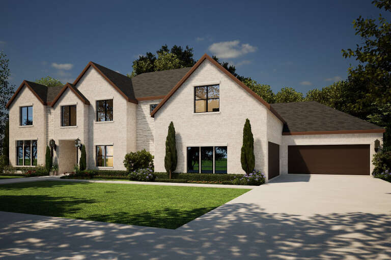 House Plan House Plan #30014 Angled Front Elevation