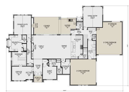 Main Floor  for House Plan #5445-00516