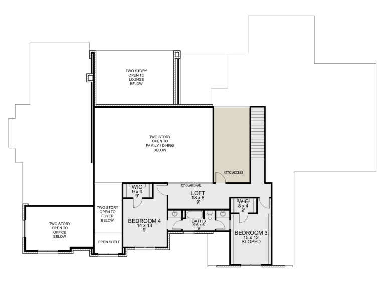 House Plan House Plan #30014 Drawing 2