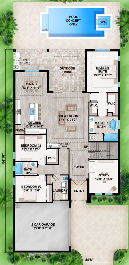 Main Floor  for House Plan #207-00127