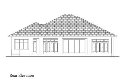 Coastal House Plan #207-00128 Elevation Photo