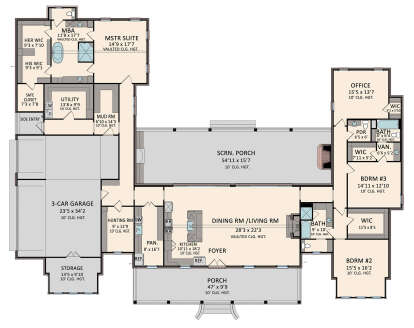 Main Floor  for House Plan #5995-00035