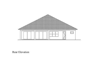 Coastal House Plan #207-00129 Elevation Photo