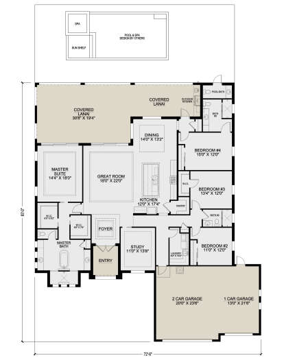 Main Floor  for House Plan #207-00129
