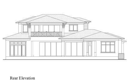 Coastal House Plan #207-00130 Elevation Photo