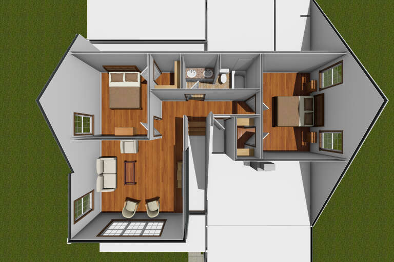 House Plan House Plan #30023 Drawing 4