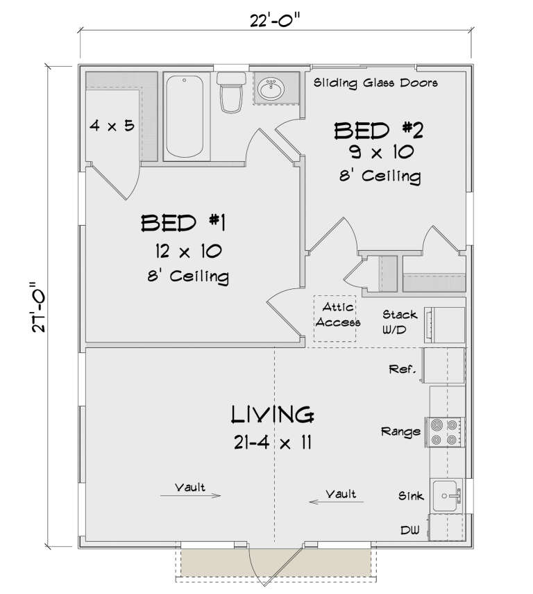 House Plan House Plan #30024 Drawing 1