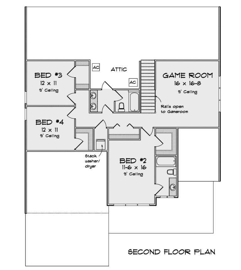 House Plan House Plan #30025 Drawing 2
