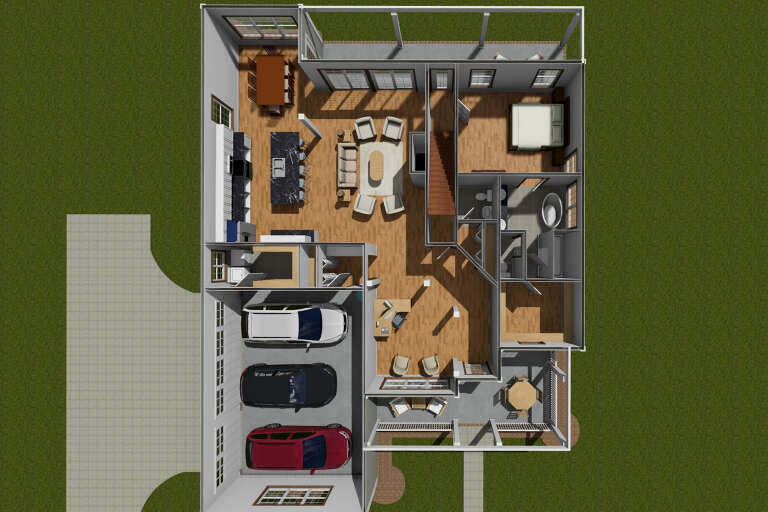 House Plan House Plan #30025 Drawing 3