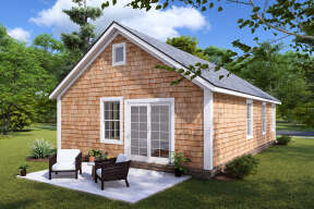 Cottage Plan: 785 Square Feet, 3 Bedrooms, 1 Bathroom - 4848-00400