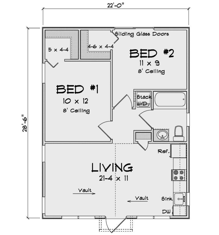 House Plan House Plan #30027 Drawing 1