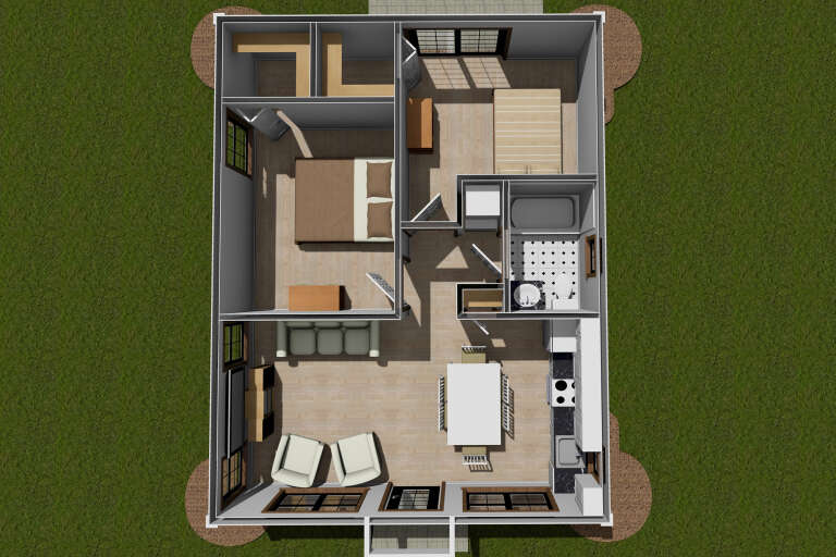House Plan House Plan #30027 Drawing 2