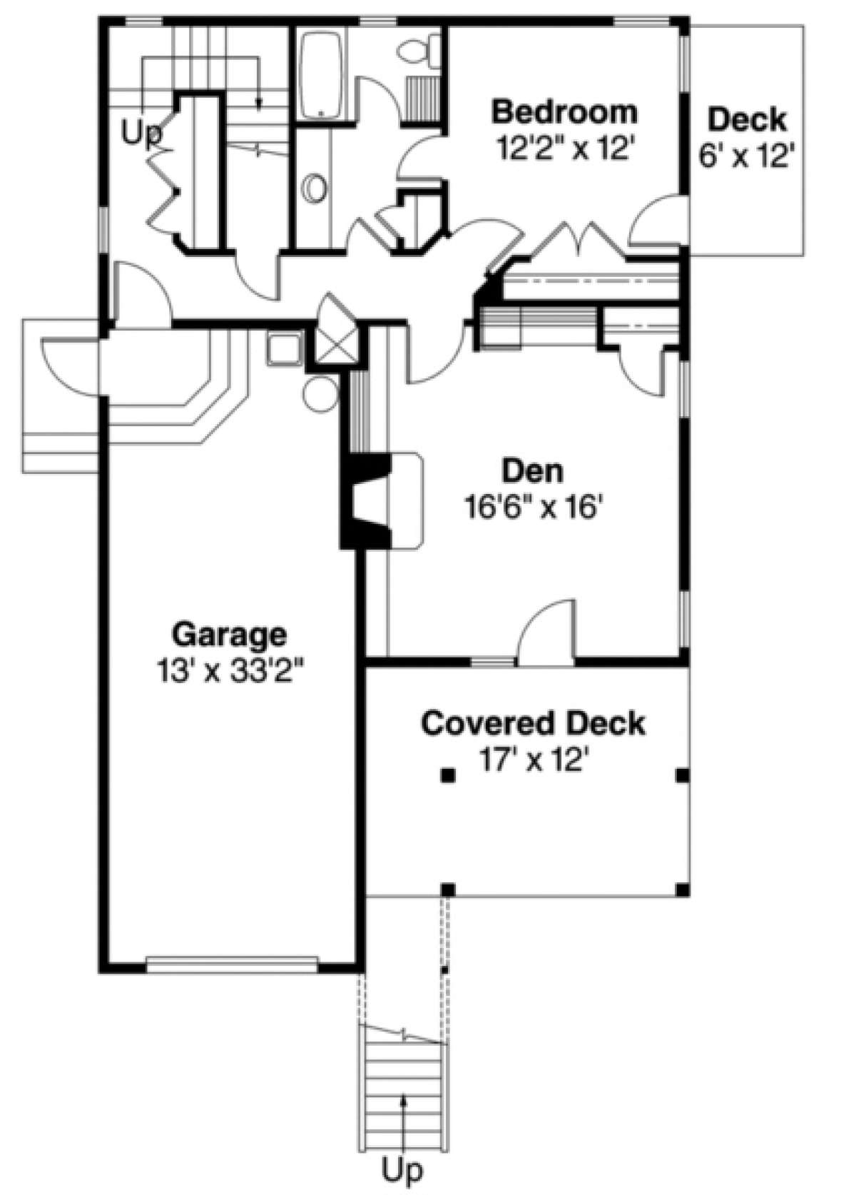 Floorplan 1 for House Plan #035-00403