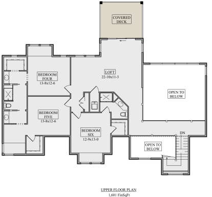 Second Floor for House Plan #5631-00235