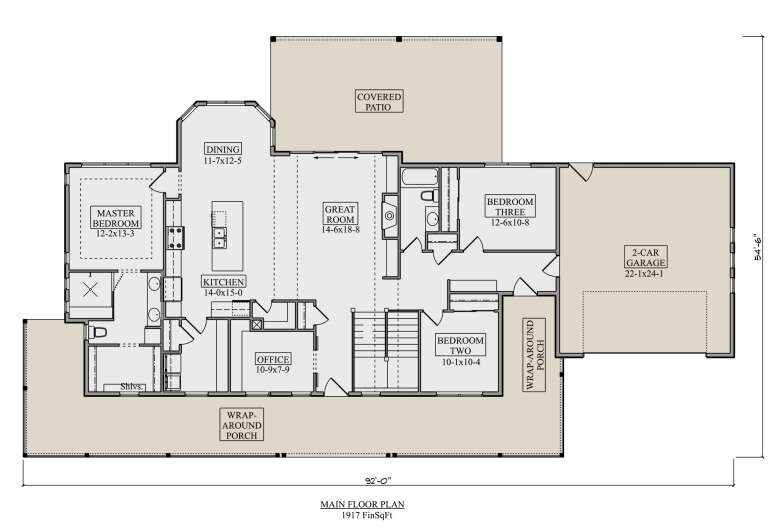 House Plan House Plan #30031 Drawing 1