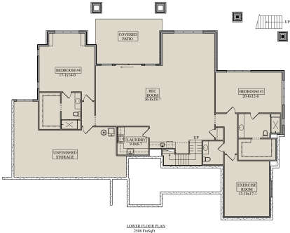 Basement for House Plan #5631-00238