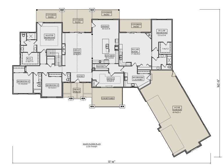 House Plan House Plan #30034 Drawing 1