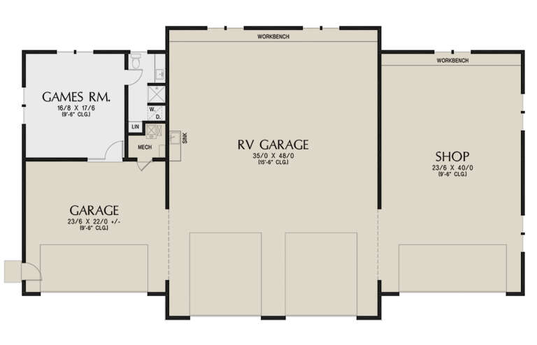 House Plan House Plan #30045 Drawing 1