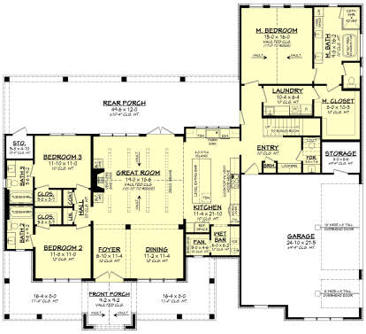 Main Floor  for House Plan #041-00347