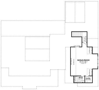 Bonus Room for House Plan #041-00347