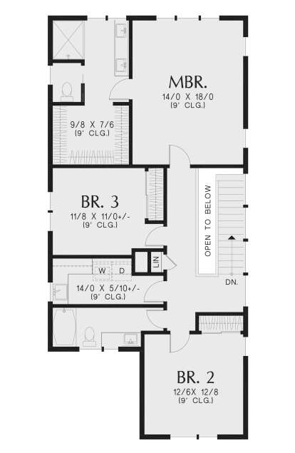 Second Floor for House Plan #2559-01013
