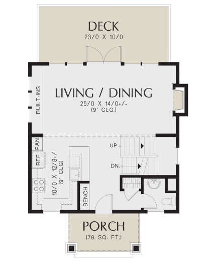 Main Floor  for House Plan #2559-01015