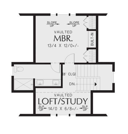 Second Floor for House Plan #2559-01015