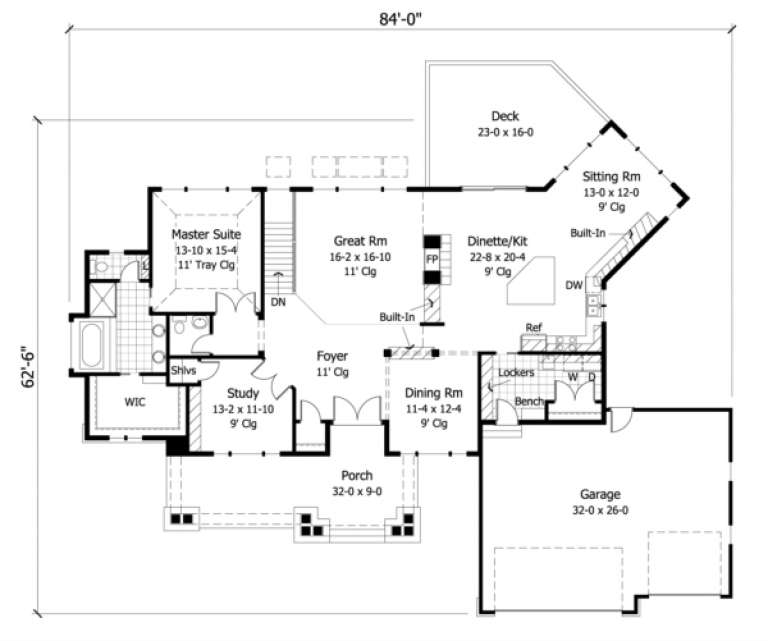 House Plan House Plan #3005 Drawing 2