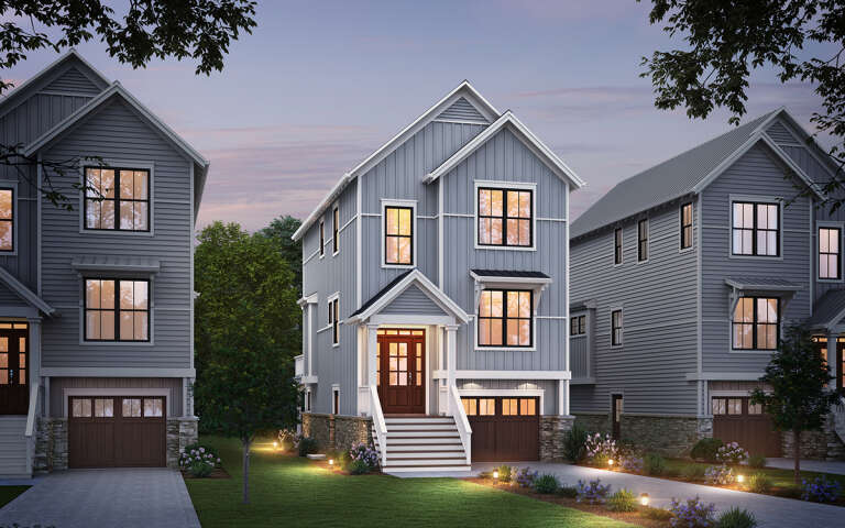 House Plan House Plan #30051 Angled Front Elevation