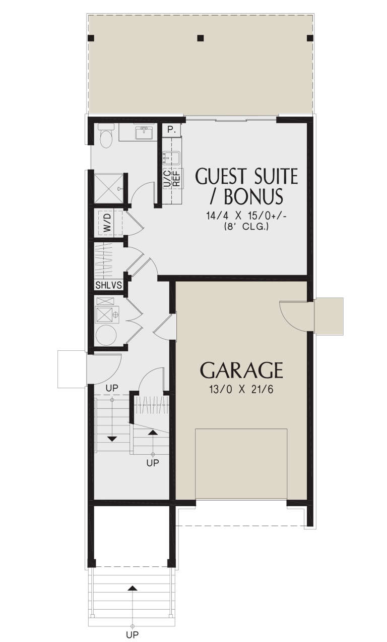 House Plan House Plan #30051 Drawing 1