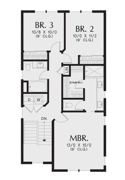 Third Floor for House Plan #2559-01017