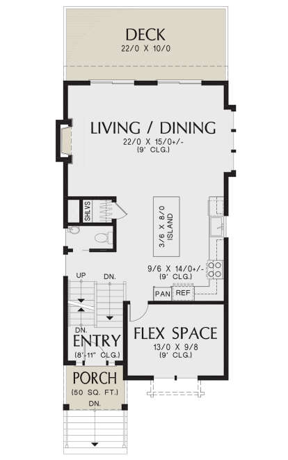 Main Floor for House Plan #2559-01018